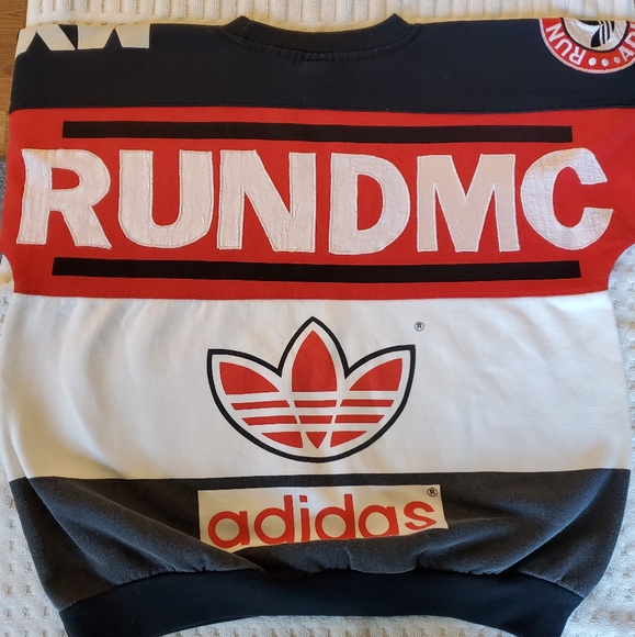 VTG Adidas Run Dmc Sweatshirt - Picture 7 of 16